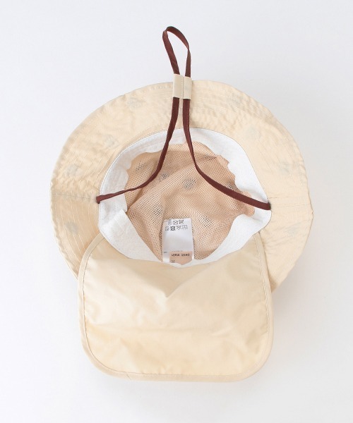 petit main（プティマイン）の「刺しゅうバケットハット（キャップ・キッズ・クリーム/ライトピンク/アイボリー/ネイビー/ライトグリーン/ベージュ/ラベンダー/レッド/ライトベージュ・50cm/52cm/54cm）」の18枚目の写真