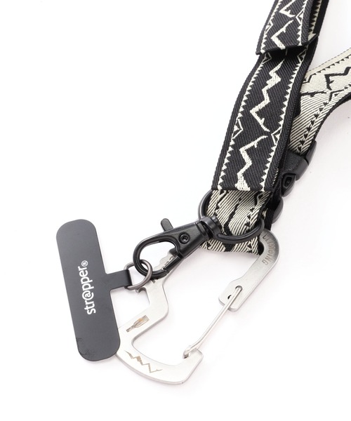 MANASTASH(マナスタッシュ)の「MANASTASH/マナスタッシュ/SMART PHONE STRAP 2.0(スマホグッズ・メンズ・ネイビー/ブラック・F)」の3枚目の写真