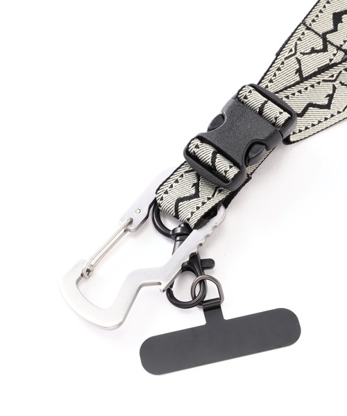 MANASTASH(マナスタッシュ)の「MANASTASH/マナスタッシュ/SMART PHONE STRAP 2.0(スマホグッズ・メンズ・ネイビー/ブラック・F)」の4枚目の写真