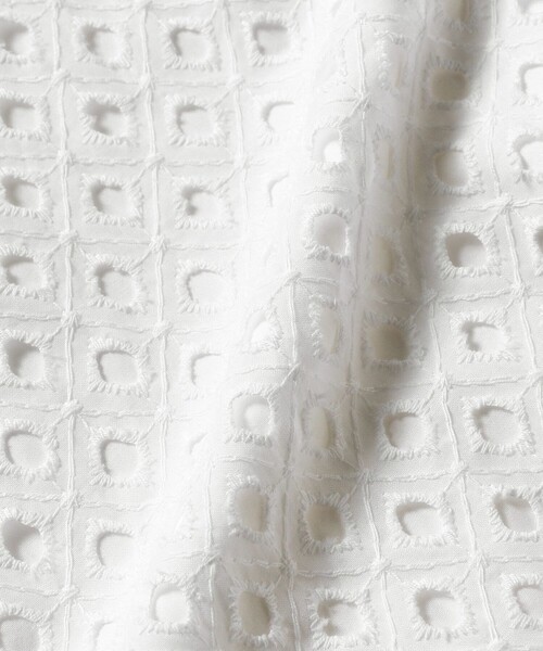 美品 デミルクスビームス ルベーシック 別注Pilou スウエット 刺繍 白 Demi-Luxe BEAMS（デミルクス ビームス）Demi-Luxe BEAMS