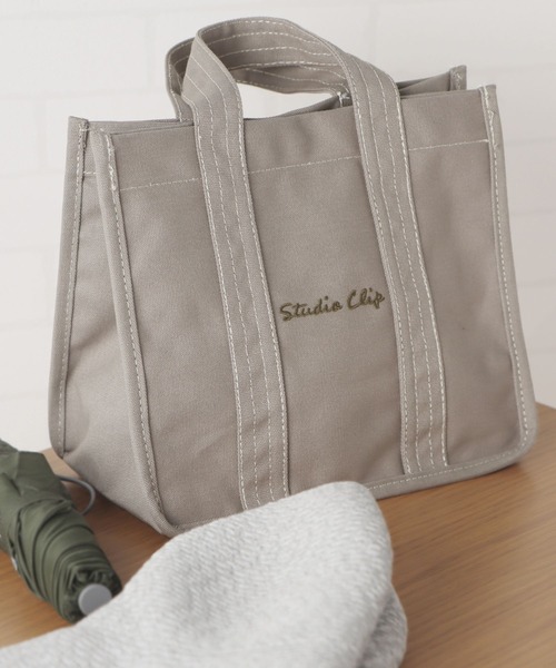 【セール】キャンバス刺繍ロゴトートバッグ（トートバッグ）｜studio CLIP（スタディオクリップ）のファッション通販 ZOZOTOWN
