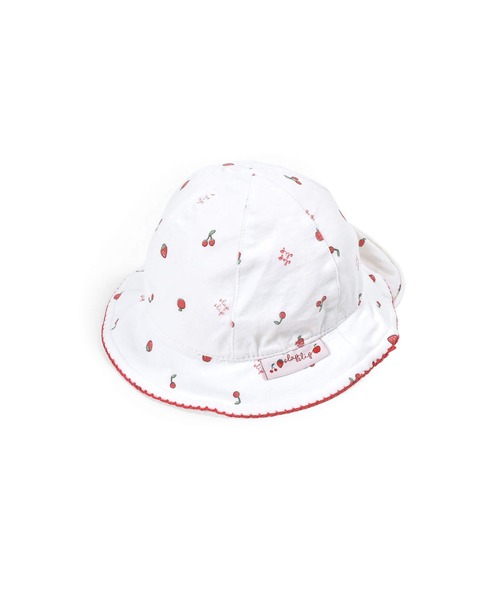 SLAP SLIP BABY(スラップスリップベビー)の「SLAPSLIPBABY/【お揃い】フルーツ総柄プリントハットベビー(46~48cm)(その他ベビー用品・キッズ・レッド系その他/イエロー系その他・46/48)」の13枚目の写真