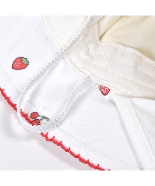 SLAP SLIP BABY(スラップスリップベビー)の「SLAPSLIPBABY/【お揃い】フルーツ総柄プリントハットベビー(46~48cm)(その他ベビー用品・キッズ・レッド系その他/イエロー系その他・46/48)」の5枚目の写真