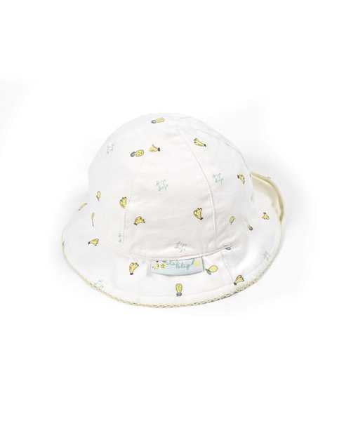 SLAP SLIP BABY(スラップスリップベビー)の「SLAPSLIPBABY/【お揃い】フルーツ総柄プリントハットベビー(46~48cm)(その他ベビー用品・キッズ・レッド系その他/イエロー系その他・46/48)」の12枚目の写真