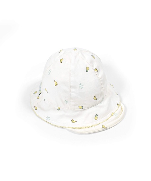 SLAP SLIP BABY(スラップスリップベビー)の「SLAPSLIPBABY/【お揃い】フルーツ総柄プリントハットベビー(46~48cm)(その他ベビー用品・キッズ・レッド系その他/イエロー系その他・46/48)」の10枚目の写真