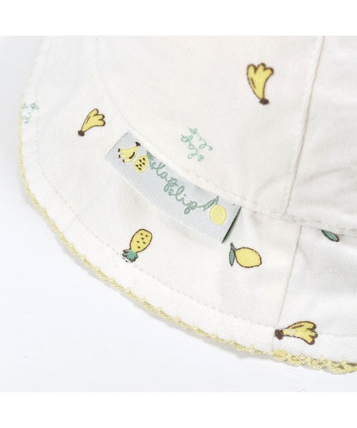 SLAP SLIP BABY(スラップスリップベビー)の「SLAPSLIPBABY/【お揃い】フルーツ総柄プリントハットベビー(46~48cm)(その他ベビー用品・キッズ・レッド系その他/イエロー系その他・46/48)」の16枚目の写真