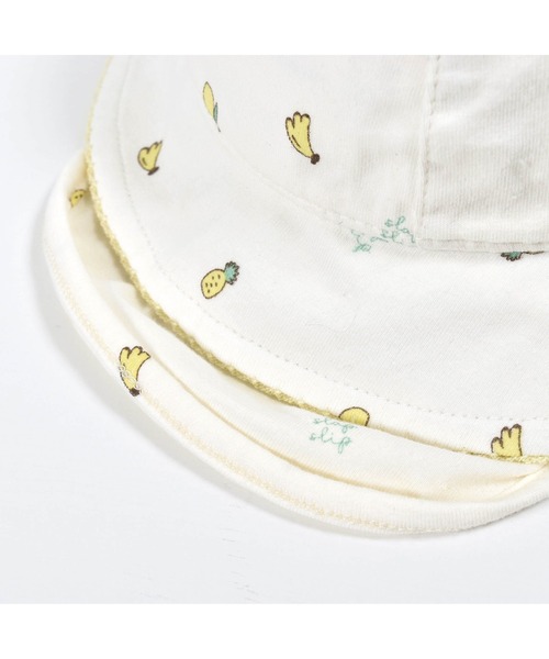 SLAP SLIP BABY(スラップスリップベビー)の「SLAPSLIPBABY/【お揃い】フルーツ総柄プリントハットベビー(46~48cm)(その他ベビー用品・キッズ・レッド系その他/イエロー系その他・46/48)」の14枚目の写真