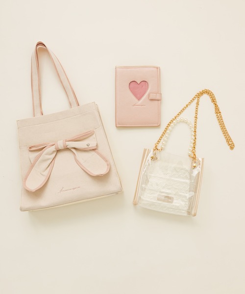 OLIVE des OLIVE(オリーブデオリーブ)の「【新色追加】Aimerianejoieリボントートバッグ 1031120190(トートバッグ・レディース・ブラック系その他/ブラック/ピンク/モカ/サックスブルー・FREE)」の18枚目の写真