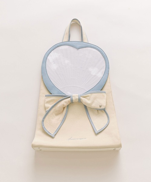 OLIVE des OLIVE(オリーブデオリーブ)の「【新色追加】Aimerianejoieリボントートバッグ 1031120190(トートバッグ・レディース・ブラック系その他/ブラック/ピンク/モカ/サックスブルー・FREE)」の10枚目の写真