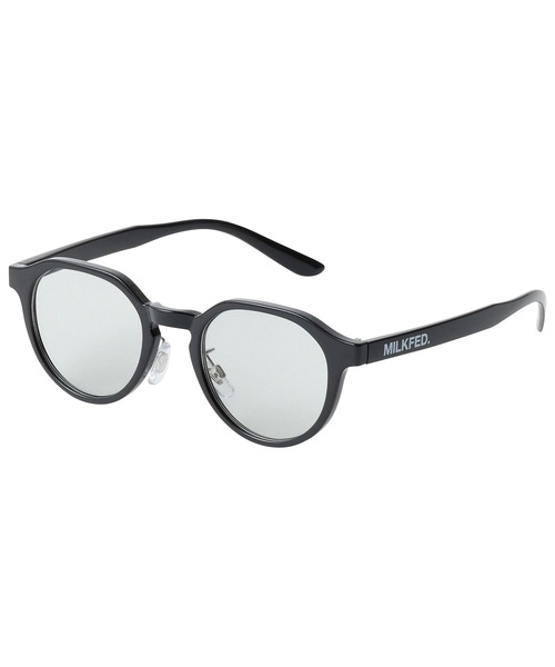 MILKFED.(ミルクフェド)の「LOGO SUNGLASSES(サングラス・レディース・ブラック/ブラウン/ブルー・ONE SIZE)」の2枚目の写真