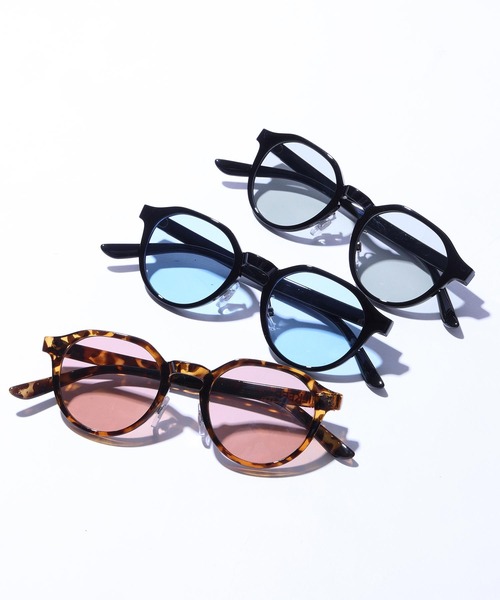 MILKFED.(ミルクフェド)の「LOGO SUNGLASSES(サングラス・レディース・ブラック/ブラウン/ブルー・ONE SIZE)」の4枚目の写真