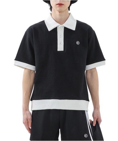 BASIC COTTON(ベーシックコットン)の「A'GEM/9 × .kom『BASIC COTTON/ベーシックコットン』MIX PK HALF TOP/ミックスカラー 半袖Tシャツ(Tシャツ/カットソー・メンズ・ホワイト/ブラック・FREE)」の10枚目の写真