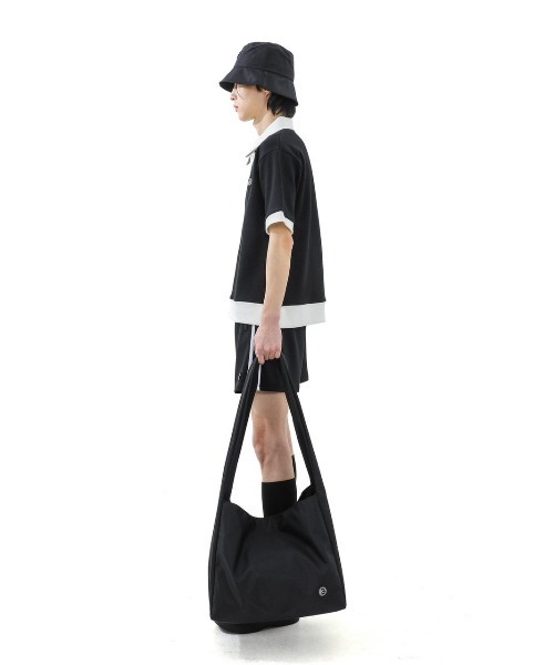 BASIC COTTON(ベーシックコットン)の「A'GEM/9 × .kom『BASIC COTTON/ベーシックコットン』MIX PK HALF TOP/ミックスカラー 半袖Tシャツ(Tシャツ/カットソー・メンズ・ホワイト/ブラック・FREE)」の12枚目の写真