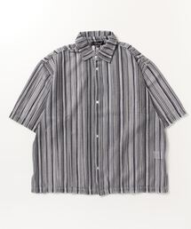 SITRY | Openwork varfus knitting shirt/透かし編み バルファス 半袖シャツ(シャツ/ブラウス)