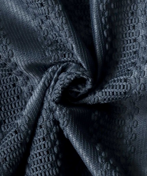 SITRY(シトリー)の「Openwork varfus knitting shirt/透かし編み バルファス 半袖シャツ(シャツ/ブラウス・メンズ・ネイビー/ブルー系その他/チャコールグレー/イエロー系その他/ブラック/グレー系その他・M/L)」の22枚目の写真