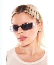 Basic Pleasure Mode | 【Basic Pleasure Mode/ ベーシックプレジャーモード 】METAL TOP DETAIL SUNGLASSES WITH BLACK LENS/ メタル トップディテール サングラス ウィズ ブラックレンズ サングラス(サングラス)