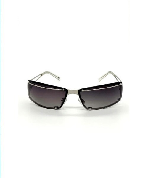 Basic Pleasure Mode（ベーシックプレジャーモード）の「【Basic Pleasure Mode/ ベーシックプレジャーモード 】METAL TOP DETAIL SUNGLASSES WITH BLACK LENS/ メタル トップディテール サングラス ウィズ ブラックレンズ サングラス（サングラス・レディース・シルバー・ONE SIZE）」の5枚目の写真