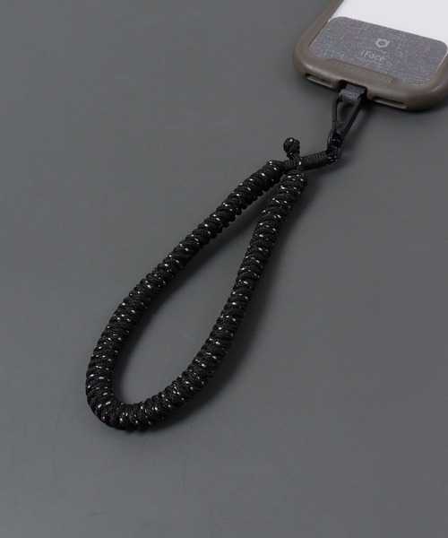 Ree&Mee（リーアンドミー）の「Ree&Mee ハンドストラップ  スマホ モバイルストラップ（スマホグッズ・レディース・シルバー系その他/ネイビー/ブルー系その他/ホワイト系その他/レインボー/ブラック系その他/ブラック/ブラウン系その他/ピンク系その他・FREE）」の4枚目の写真