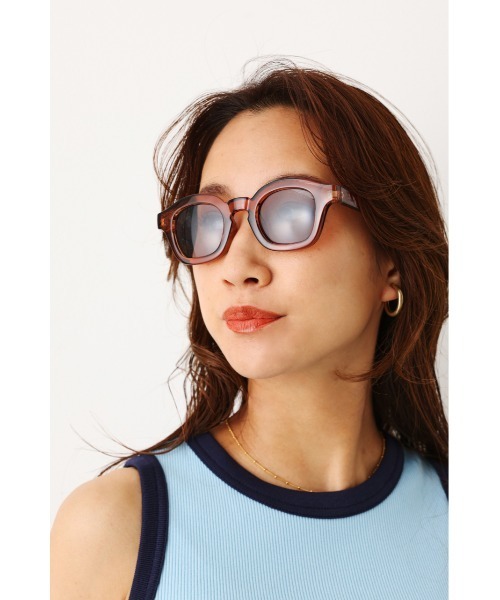 RODEO CROWNS WIDE BOWL（ロデオクラウンズワイドボウル）の「BOLD LINE EYEWEAR（サングラス・レディース・ベージュ/ブラウン/ブラック・FREE）」の8枚目の写真