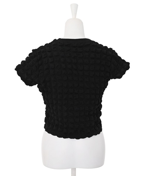 Narcissus(ナルシス)の「【Narcissus】ポコポコトップス(Tシャツ/カットソー・レディース・ホワイト/ブラック・FREE)」の3枚目の写真