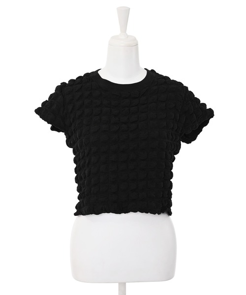 Narcissus(ナルシス)の「【Narcissus】ポコポコトップス(Tシャツ/カットソー・レディース・ホワイト/ブラック・FREE)」の20枚目の写真