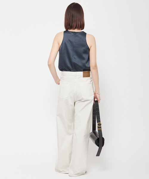 AP STUDIO（エーピーストゥディオ）の「*ホワイトタックバギーデニム（デニムパンツ・レディース・ホワイト・38/34/36）」の16枚目の写真