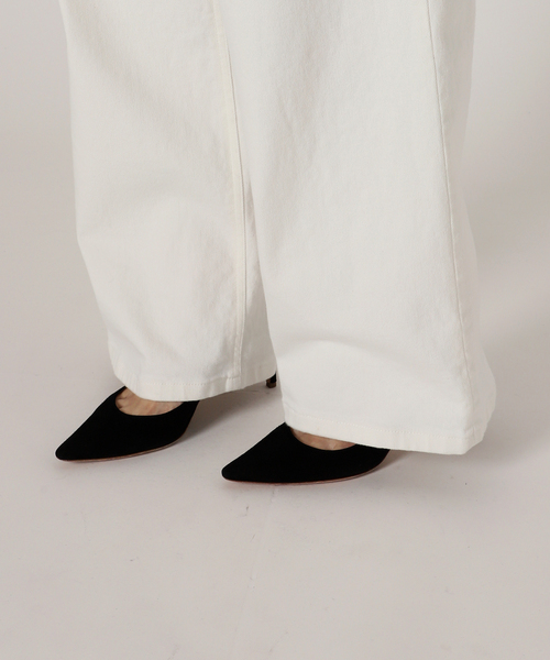 AP STUDIO（エーピーストゥディオ）の「*ホワイトタックバギーデニム（デニムパンツ・レディース・ホワイト・38/34/36）」の22枚目の写真