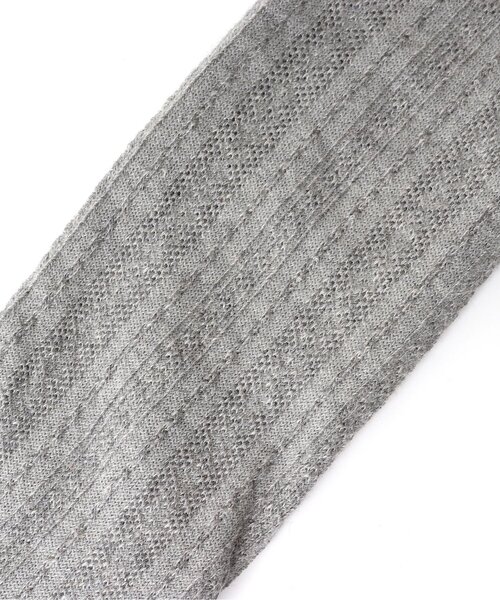 apres les cours（アプレレクール）の「リブタイツ（タイツ/ストッキング・キッズ・グレー/アイボリー・80）」の6枚目の写真