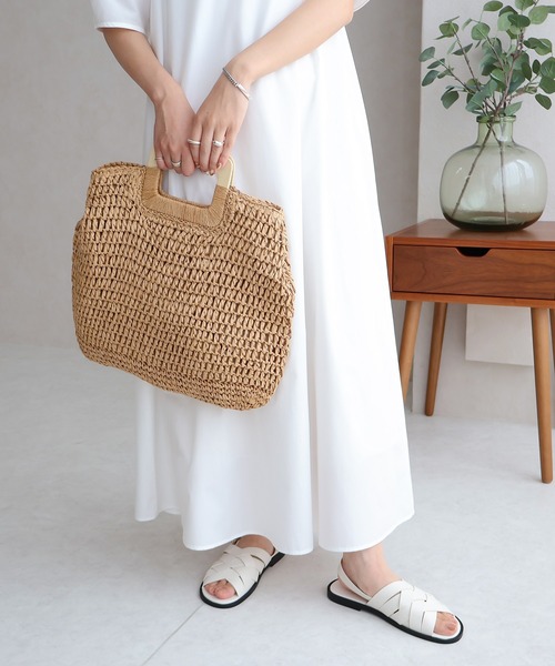 Social GIRL（ソーシャルガール）の「ランタン袖ラグランワンピース（ワンピース・レディース・ブラック系その他/ブルー/イエロー/ベージュ/ホワイト系その他/オフホワイト/ブラック・M）」の20枚目の写真