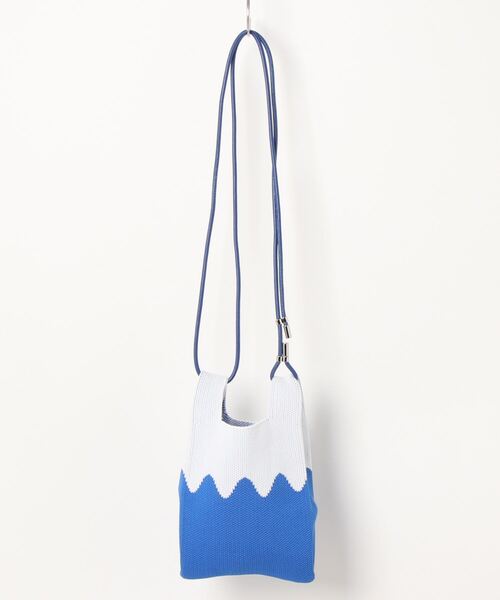 ROOTOTE(ルートート)の「ルートート/富士山 CJ.ベビールー.knit.Fuji-A(ショルダーバッグ・レディース・サックスブルー/ブルー・FREE)」の4枚目の写真