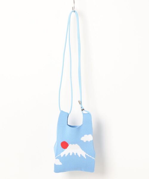 ROOTOTE(ルートート)の「ルートート/富士山 CJ.ベビールー.knit.Fuji-A(ショルダーバッグ・レディース・サックスブルー/ブルー・FREE)」の8枚目の写真