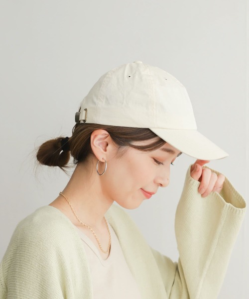 URBAN RESEARCH DOORS（アーバンリサーチドアーズ）の「ツイルキャップ（キャップ・レディース・ベージュ/オフホワイト/ブラック・ONE）」の5枚目の写真