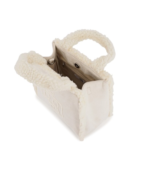 GYDA（ジェイダ）の「GYDA(ジェイダ)2WAYフェイクムートンバッグ / ショルダーバッグ GY-B151（トートバッグ・レディース・ブラウン/ベージュ/ブラック・FREE）」の12枚目の写真