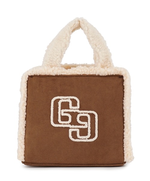 GYDA（ジェイダ）の「GYDA(ジェイダ)2WAYフェイクムートンバッグ / ショルダーバッグ GY-B151（トートバッグ・レディース・ブラウン/ベージュ/ブラック・FREE）」の14枚目の写真