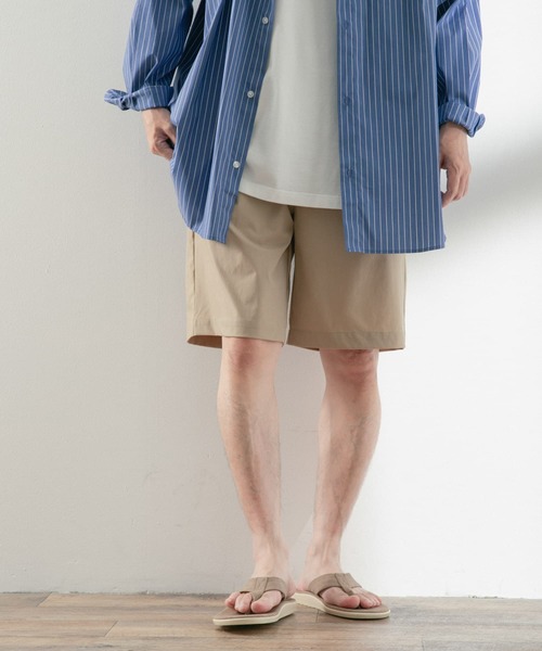 ITEMS URBANRESEARCH（アイテムズ アーバンリサーチ）の「『撥水』『UVカット』4wayストレッチ ナイロンショートパンツ（その他パンツ・メンズ・ベージュ/グリーン/ブラック・MEDIUM/LARGE）」の9枚目の写真