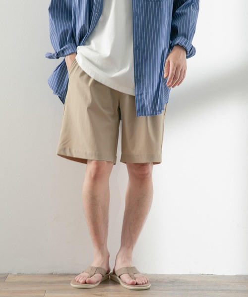 ITEMS URBANRESEARCH（アイテムズ アーバンリサーチ）の「『撥水』『UVカット』4wayストレッチ ナイロンショートパンツ（その他パンツ・メンズ・ベージュ/グリーン/ブラック・MEDIUM/LARGE）」の10枚目の写真