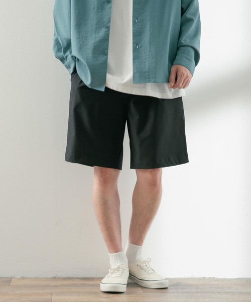 ITEMS URBANRESEARCH（アイテムズ アーバンリサーチ）の「『撥水』『UVカット』4wayストレッチ ナイロンショートパンツ（その他パンツ・メンズ・ベージュ/グリーン/ブラック・MEDIUM/LARGE）」の14枚目の写真