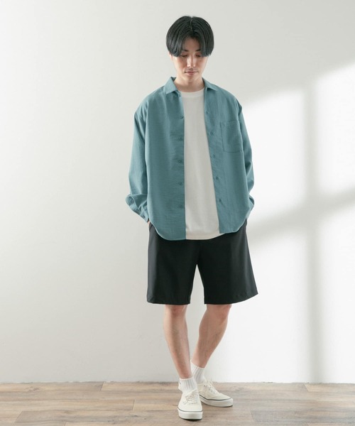 ITEMS URBANRESEARCH（アイテムズ アーバンリサーチ）の「『撥水』『UVカット』4wayストレッチ ナイロンショートパンツ（その他パンツ・メンズ・ベージュ/グリーン/ブラック・MEDIUM/LARGE）」の17枚目の写真
