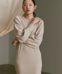 bolero set knit dress/ボレロセットニットワンピース