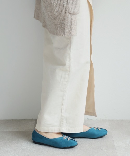 VIVIAN（ヴィヴィアン）の「モチーフ付きチャイナシューズ　ZOZOTOWN+オフィシャルサイト限定商品（バレエシューズ・レディース・クリアブラック/ブルー/ナチュラル/ブラック・S/M/L/LL）」の20枚目の写真