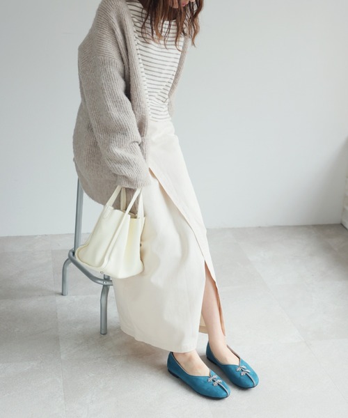 VIVIAN（ヴィヴィアン）の「モチーフ付きチャイナシューズ　ZOZOTOWN+オフィシャルサイト限定商品（バレエシューズ・レディース・クリアブラック/ブルー/ナチュラル/ブラック・S/M/L/LL）」の21枚目の写真