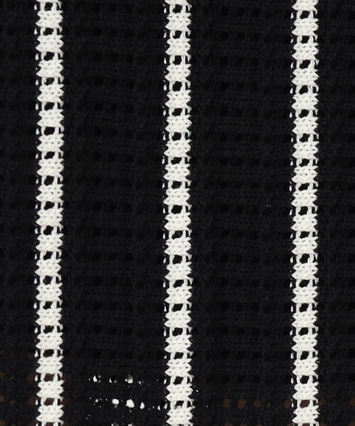 THE SHOP TK （ザ ショップ ティーケー ）の「◆【SETUP可】メッシュストライプニットナロースカート（スカート・レディース・ブラック系2/ホワイト系その他3・99）」の11枚目の写真