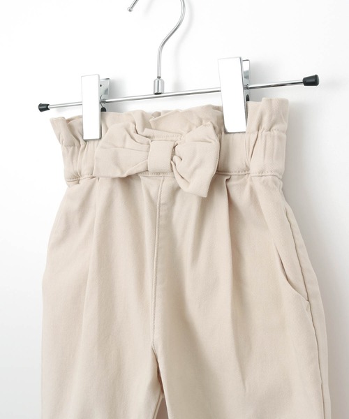 MAKE YOUR DAY（メイクユアデイ）の「ぐいんぐいんのストレッチリボンパンツ■150.160cm（その他パンツ・キッズ・アイボリー/ブラック/カーキ/ブラウン・150/160）」の9枚目の写真