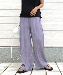 Q | ランダムプリーツパンツ(その他パンツ)