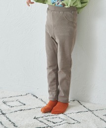 ユニセックス レギンス パンツ 総柄プリント 無地