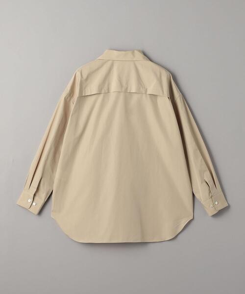 JANESMITH(ジェーンスミス)の「<JANE SMITH>ノットカラー シャツ -ウォッシャブル-(シャツ/ブラウス・レディース・ベージュ・38)」の2枚目の写真