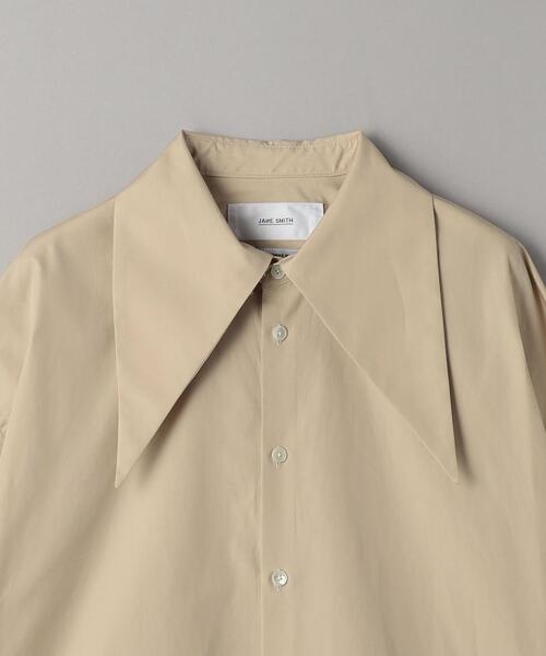 JANESMITH(ジェーンスミス)の「<JANE SMITH>ノットカラー シャツ -ウォッシャブル-(シャツ/ブラウス・レディース・ベージュ・38)」の5枚目の写真
