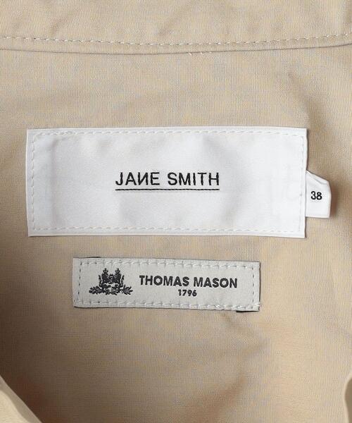 JANESMITH(ジェーンスミス)の「<JANE SMITH>ノットカラー シャツ -ウォッシャブル-(シャツ/ブラウス・レディース・ベージュ・38)」の4枚目の写真
