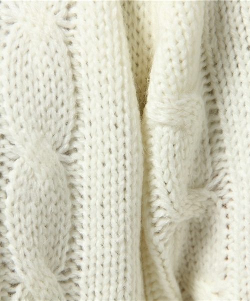 SENSE OF PLACE by URBAN RESEARCH(センスオブプレイスバイアーバンリサーチ)の「ケーブルセーター(ニット/セーター・メンズ・ネイビー/グレー/ホワイト/バーガンディー・LARGE/MEDIUM)」の9枚目の写真