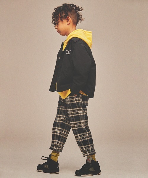 Smoothy（スムージー）の「Smoothy Check pants / スムージー チェックパンツ（その他パンツ・キッズ・ブラック系その他/ブルー系その他・160/150/140/130/110/120/100）」の9枚目の写真